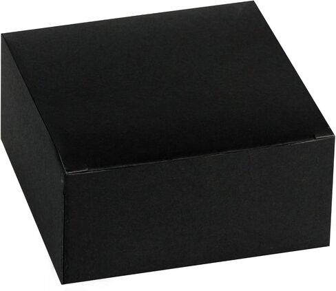 RUSPEPA Recycled Cardboard Gift Boxes - 9"X 4.5"X 4.5" - Decorative Favor Box with Lids for Gifts, Party, Wedding - 30 Pack - Black in Saudi Arabia