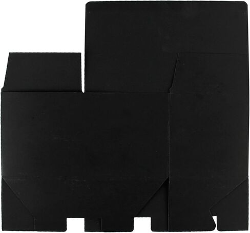 RUSPEPA Recycled Cardboard Gift Boxes - 9"X 4.5"X 4.5" - Decorative Favor Box with Lids for Gifts, Party, Wedding - 30 Pack - Black in Saudi Arabia