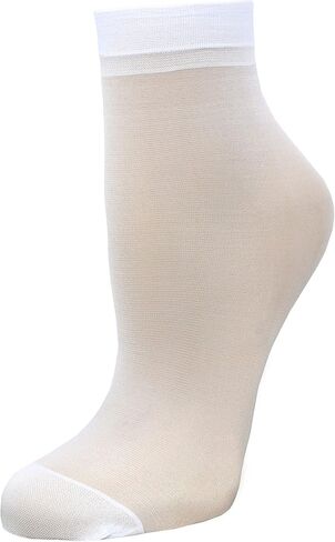 10 Pairs Women's Soft Pantyhose Sheer Ankle High Socks Hosiery in Kuwait