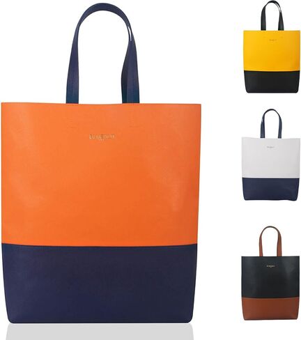Bluenut Tote-Bag-for-Woman-Top-Handle-Satchel-Bag-2-Tone-Large-Tote-Bag-Purses-and-Handbag in Saudi Arabia