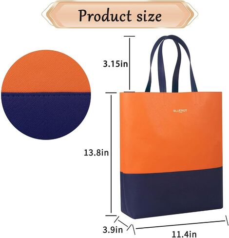 Bluenut Tote-Bag-for-Woman-Top-Handle-Satchel-Bag-2-Tone-Large-Tote-Bag-Purses-and-Handbag in Saudi Arabia