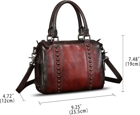 Genuine Leather Purses and Handbags for Women Vintage Handmade Real Leather Shoulder Bag Crossbody Bag Satchel in Saudi Arabia