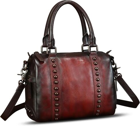Genuine Leather Purses and Handbags for Women Vintage Handmade Real Leather Shoulder Bag Crossbody Bag Satchel in Saudi Arabia