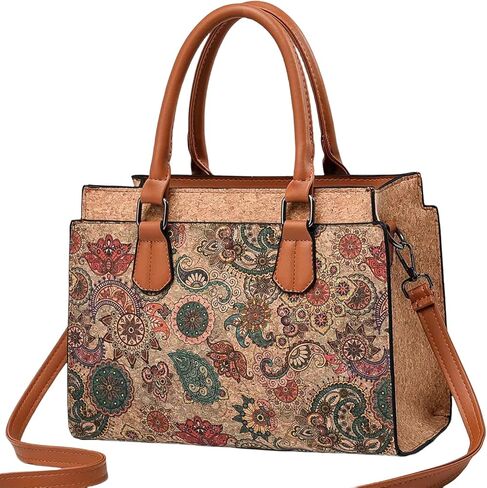 Natural cork Large capacity shoulder bag handbag crossbody in Kuwait