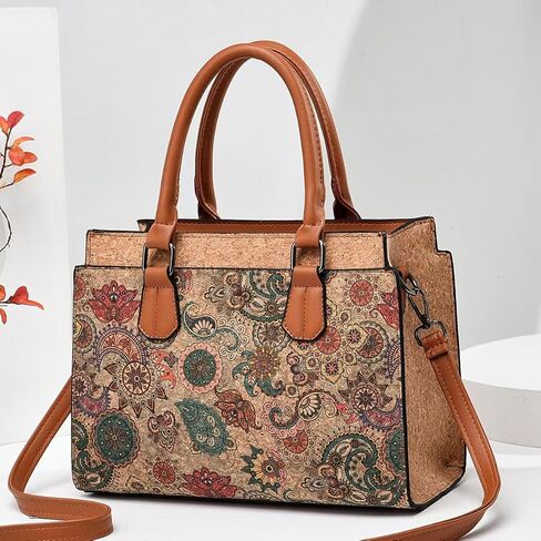 Natural cork Large capacity shoulder bag handbag crossbody in Kuwait