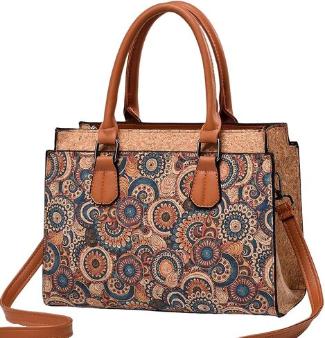 Natural cork Large capacity shoulder bag handbag crossbody in Kuwait