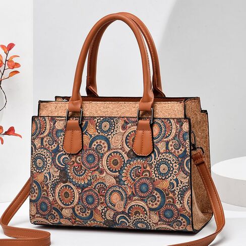 Natural cork Large capacity shoulder bag handbag crossbody in Kuwait
