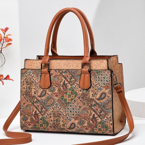 Natural cork Large capacity shoulder bag handbag crossbody in Kuwait