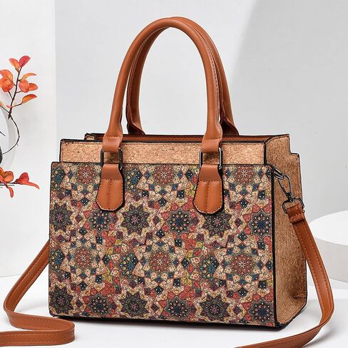 Natural cork Large capacity shoulder bag handbag crossbody in Kuwait