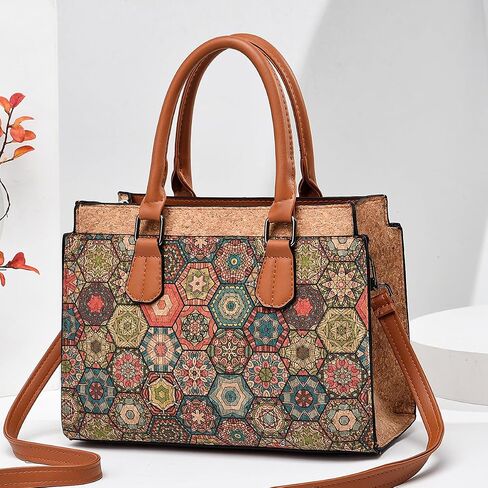 Natural cork Large capacity shoulder bag handbag crossbody in Kuwait