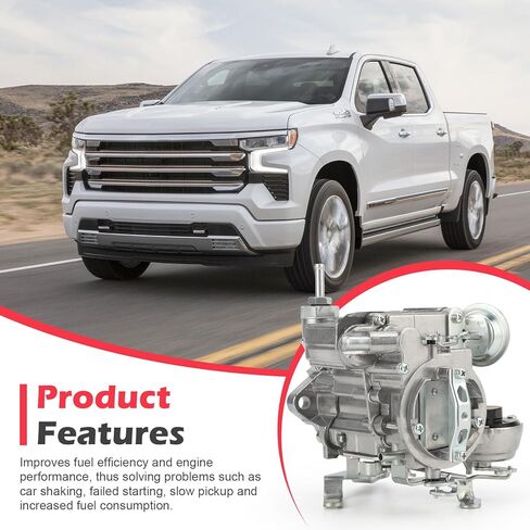 7043014 1 Barrel Carburetor for Chevy GMC L6 V6 6CYL 292 Engines 4.1L 250/4.8L 292 Carb for Chevy C10 C20 C30 Nova P10 Replaces# 7043017 7047314(Automatic Choke) not 2-Barrel (7043014) in Saudi Arabia