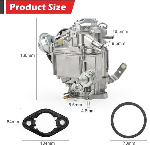7043014 1 Barrel Carburetor for Chevy GMC L6 V6 6CYL 292 Engines 4.1L 250/4.8L 292 Carb for Chevy C10 C20 C30 Nova P10 Replaces# 7043017 7047314(Automatic Choke) not 2-Barrel (7043014) in Saudi Arabia