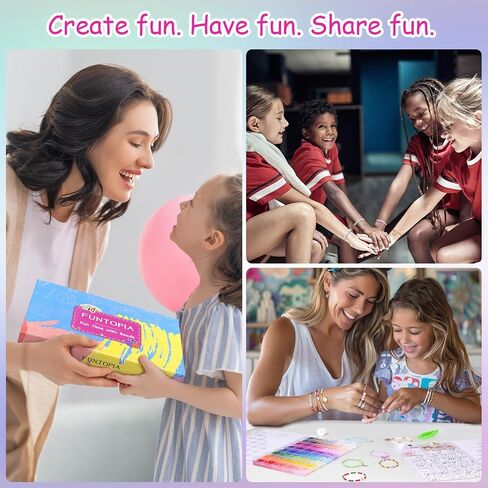 خرز بذور Funtopia 3 مم لصنع المجوهرات، 10000 قطعة 40 لونًا من خرز سوار الصداقة، 8/0 خرز صغير مع دلايات متدلية، 4 أنواع من خرز الحروف وخرز الأرقام، حرفية يدوية للفتيات والنساء in Saudi Arabia