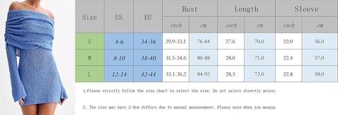 LETSVDO Women's Off Shoulder Mini Dress Bodycon Long Sleeve Knit Crochet Sexy Party Sweater Dresses in Kuwait