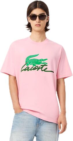 Lacoste Men's Classic Fit Cotton Jersey T-Shirt in Saudi Arabia