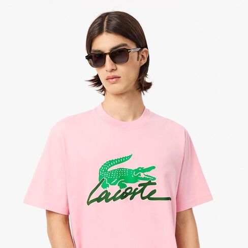 Lacoste Men's Classic Fit Cotton Jersey T-Shirt in Saudi Arabia