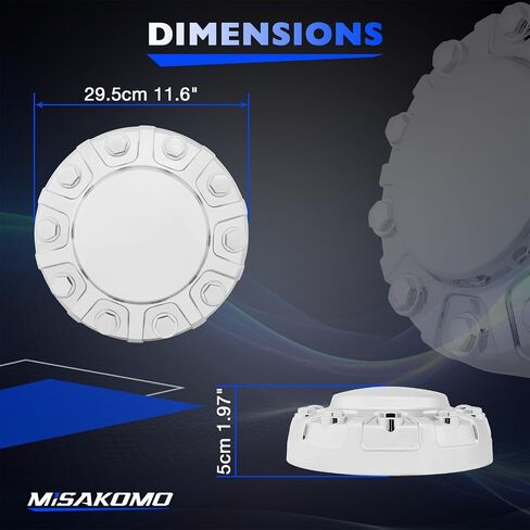 Front Chrome Wheel Center Cap Hub Cover Compatible with 2019-2021 RAM 4500 2019-2021 RAM 5500 Center Caps Hubcaps Replace# 6PG03SZ0AB in Saudi Arabia