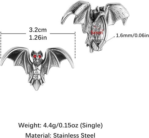 HZMAN Clicker Belly Button Ring for Women 316L Surgical Steel Belly Rings Gothic Reverse Navel Rings Body Belly Piercing Jewelry in Saudi Arabia