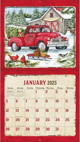 LANG Truckin' Along 2025 Wall Calendar (25991002010) in Saudi Arabia