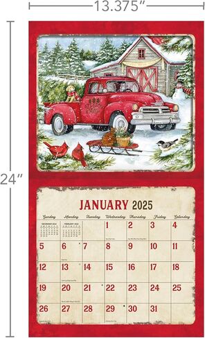 LANG Truckin' Along 2025 Wall Calendar (25991002010) in Saudi Arabia