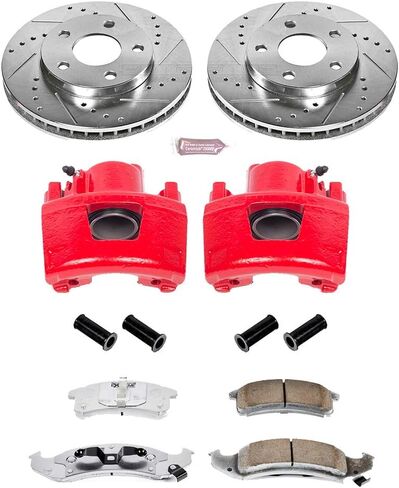 Power Stop KC1534-26 Front Z26 Street Warrior طقم فرامل بويك كاديلاك شيفروليه أولدزموبيل بونتياك in Saudi Arabia