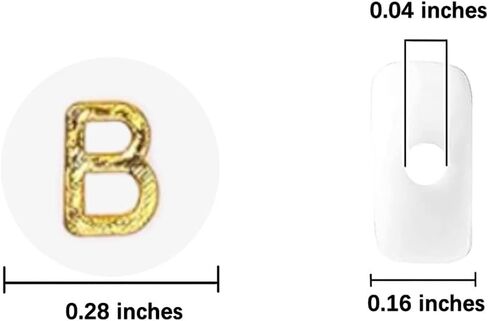 300 قطعة الخرز رسالة مستديرة E 4x7 مللي متر الاكريليك الذهب الأبجدية الخرز للأساور لتقوم بها بنفسك مجوهرات المفاتيح النظارات الشمسية صنع in Kuwait