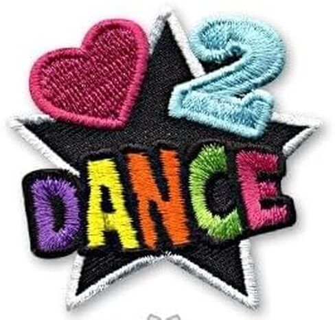 Love 2 Dance Fun Patch Dance Team Dance Competition Patch in Kuwait