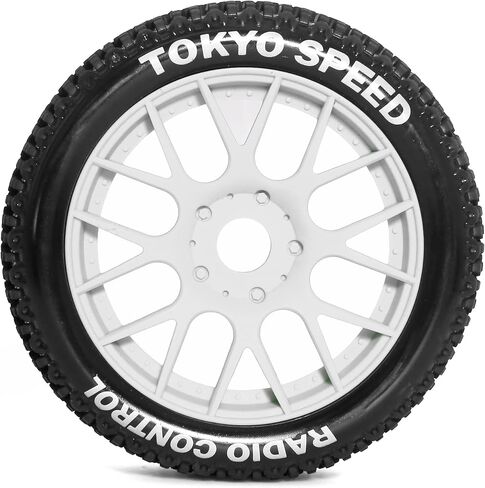 REDSPIDER 1/8 buggy tires set 17mm Hex Hubs Foam Inserts（4pcs），for Arrma Typhon Redcat Team Losi VRX HPI Kyosho HSP Hobao Off Road，Please use glue to bond before use (A) in Saudi Arabia