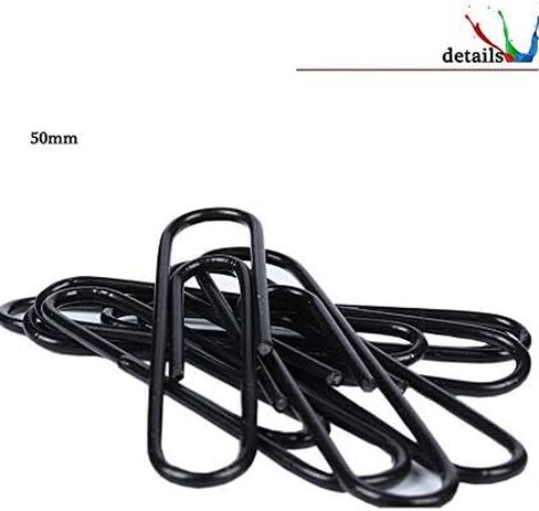 240PCS Paper Clips, Binders of Various Sizes (Large, Medium and Small), School Supplies, Office Supplies, desks and Necessary Teachers' Supplies. (Black) in Saudi Arabia