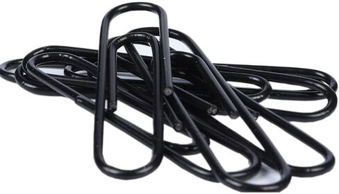 240PCS Paper Clips, Binders of Various Sizes (Large, Medium and Small), School Supplies, Office Supplies, desks and Necessary Teachers' Supplies. (Black) in Saudi Arabia
