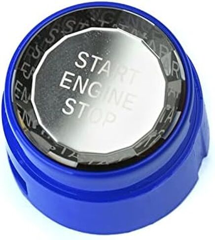 Black Car Start Stop Engine Switch Button Cover Trim Sticker for BMW 5 6 7 Series F10 F11 F12 F13 F01 F02 2009-2013 in Saudi Arabia