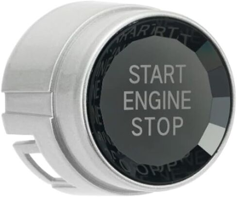 Black Car Start Stop Engine Switch Button Cover Trim Sticker for BMW 5 6 7 Series F10 F11 F12 F13 F01 F02 2009-2013 in Saudi Arabia
