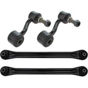 TRQ مجموعة التعليق الخلفي Sway Bar Stabilizer Link Track Bar متوافق مع 2007-2009 Chrysler Aspen 2004-2009 Dodge Durango
