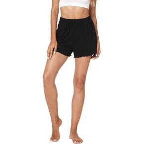GYS Women's Pajama Shorts Soft Ribed Lounge Sleep Shorts with Pocket Casual PJ Bottoms