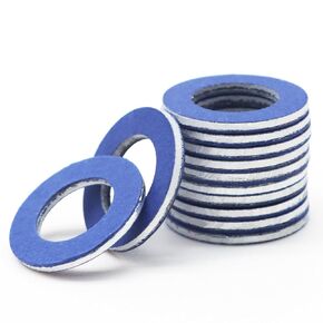 12 Packs 90430-12031 Oil Drain Plug Gaskets, Oil Drain Plug Washers Aluminum, Compatible with Toyota Tacoma Tundra Camry Corolla 4Runner Scion Avalon