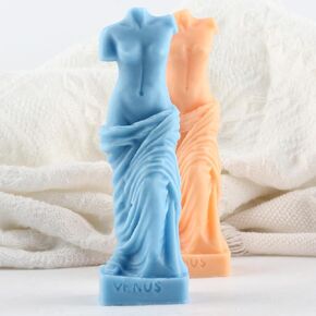 Venus Candle Molds Venus Goddess Portrait Ancient Roman Venus Candle Silicone Mold Venus Resin Casting Mold for Candle Making Candle Home Decorate Mold Aromatherapy Gypsum Candles Clay Craft