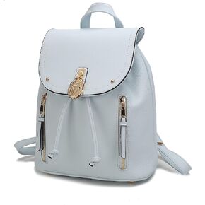 MKF Collection Backpack Purse for Women, Vegan Leather Top-Handle Fashion Daypack