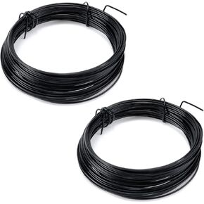 2 Pieces Picture Hanging Wire, Suitable for Photo Frame Painting, Art Painting, etc. (Black)