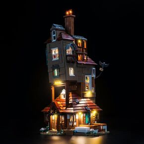 BrickBling LED Light Compatible with Lego The Burrow – Collectors' Edition, Creative Lighting Kit Compatible with Lego 76437 (No Bricks) (RC Version Light)