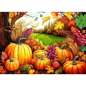 Springbok's Fall Harvest Celebrates The Color and Bounty of The Fall in This 500 Piece Puzzle for Adults and Families