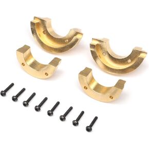Axial Knuckle Weights, Brass 5.2g/9.2g (4): SCX24, AX24, AXI302004