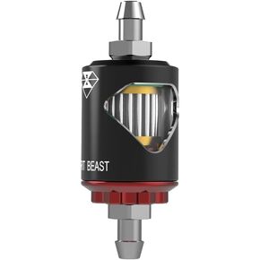 Motorcycle Fuel Filter, Fuel Filter CocoMocart Universal 1/4 inch Metal Gasoline Inline Fuel Filters with Magnet for Below 600cc Motorcycles Street Bike