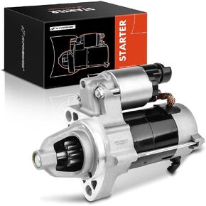 A-Premium Starter Motor Compatible with Honda Fit L4 1.5L 2009 2010 2011 2012 2013 2014, 12V 0.8KW 9 Teeth Clockwise, Replace# 428000-5410, 31200-RB1-003, 31200-RB1-013