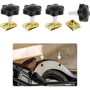 4PCS Motorcycle Saddlebags Locks,Screw Bolt Kit for Motorcycle Saddle Bags Protecting from Theft,Motorcycle Luggage Bag Locks Compatible with Harley Davidson Road King