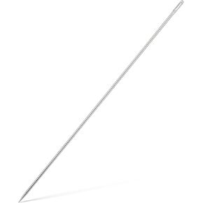 Andibro 12Inch Long Sewing Needle, Large Eye Stitching Needles Professional Upholstery Needle Easy to Thread 3mm Thickness for Home Hand Leather Tapestry Embroidery Carpet DIY