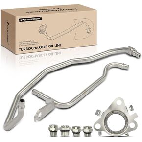 A-Premium Driver Side Turbo Coolant Line Kit Compatible with Ford F-150 2011-2016, Transit-150/250/350 2015-2021, Transit-350 HD 2015-2021, Expedition & Lincoln Navigator, V6 3.5L, Left Side