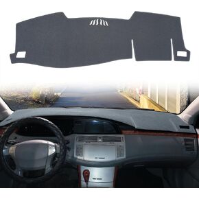 Dashboard Cover Dash Cover Mat Pad Custom Fit for Toyota Avalon 2013 2014 2015 2016 2017 2018 (Black)