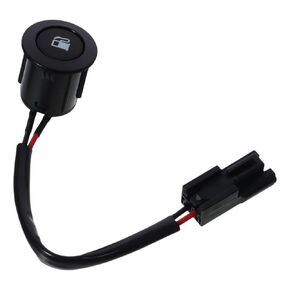 Fuel Gas Door Release Switch, Black ABS Rubber Metal Fuel Tank Cap Switch Button Replacement 901-927, 93555-1U000VA Fit for Kia Sorento 2011-2013