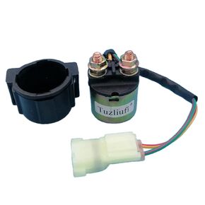Starter Solenoid Relay Compatible with Honda Fourtrax Recon ATV TRX250TE TRX250TM TRX 250TE 250TM 250 TE TM ES 229cc 2005-2007 2008 2009 2010 2011 2012 2013 2014 2015 2016 35850-HM8-B00 Z155
