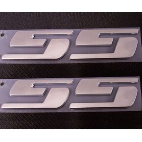 3pack OEM SS Emblems Badges 3D Logo Compatible with Silverado Series (Glossy Chrome)